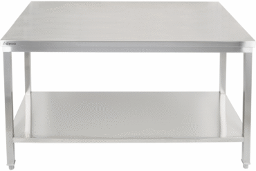 Premium töölaud alumise riiuliga 304 roostevaba teras Sobib välitingimustesse 2000x700x900mm | Adexa Elite ET270200
