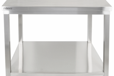 Premium töölaud alumise riiuliga 304 roostevabast terasest Sobib õue 600x700x900mm | Adexa Elite ET27060