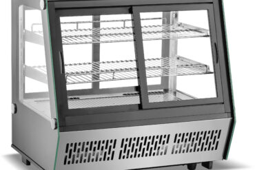 Vitriinkülmik esi- ja tagauksega 120 liitrit 2 riiulit | Adexa CW1201