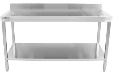 Professionaalne töölauast roostevaba teras Alumine riiul Ülaservaga 1600x700x900 mm | Adexa THATS167A