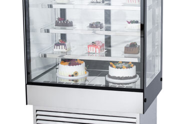 Vitriinkülmik 370 liitrit 3 riiulit Must Roostevaba teras | Adexa HL900B3