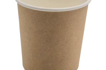 500 tk Komposteeritavad Kohvitopsid Kahekordse seinaga 8oz/237ml Valged | Adexa PCDW8B