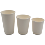 500 tk Komposteeritavad Kohvitopsid Ühekordsed 16oz/437ml Valge | Adexa PCDW16W - Image 2