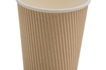 500 tk Komposteeritavad Kohvitopsid Üks sein 8oz/237ml Kraft | Adexa PCRW8K