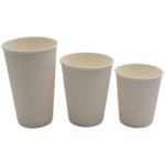 500 tk komposteeritavad kohvitopsid ühekordsed seinad 16oz/437ml Valge | Adexa PCRW16W - Image 2