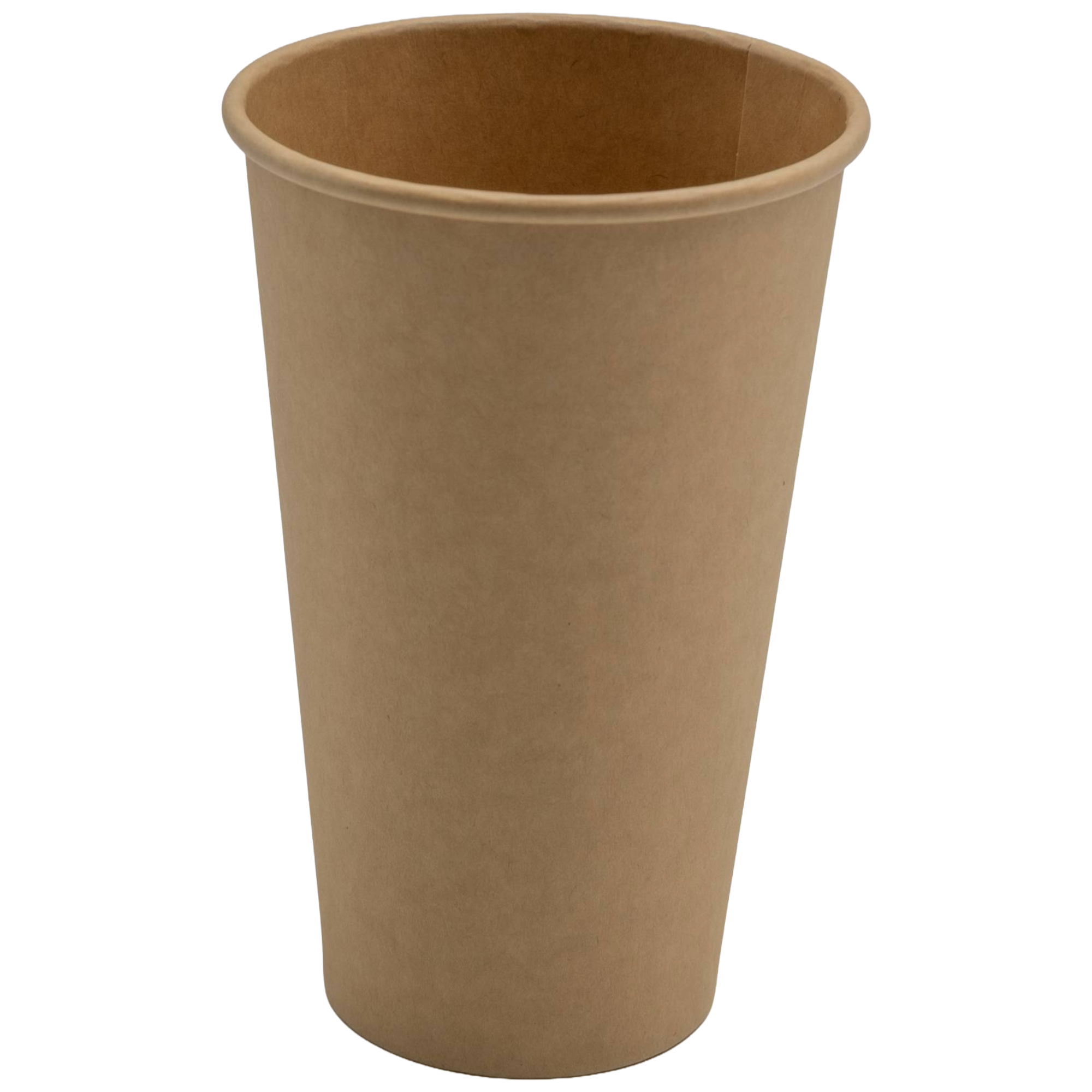 1000 tk komposteeritavad kohvitopsid 1000 tk komposteeritavad kohvitopsid, ühekihilised 16oz/437ml Kraft | Adexa PCSW16K - Image 1