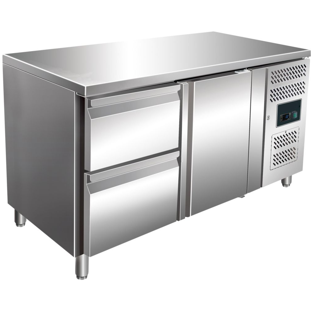 Külmlett 1 uks ja 2 sahtlit Sügavus 700 mm | Adexa THP2120TN Külmlett 1 uks ja 2 sahtlit Sügavus 700 mm | Adexa THP2120TN - Image 1