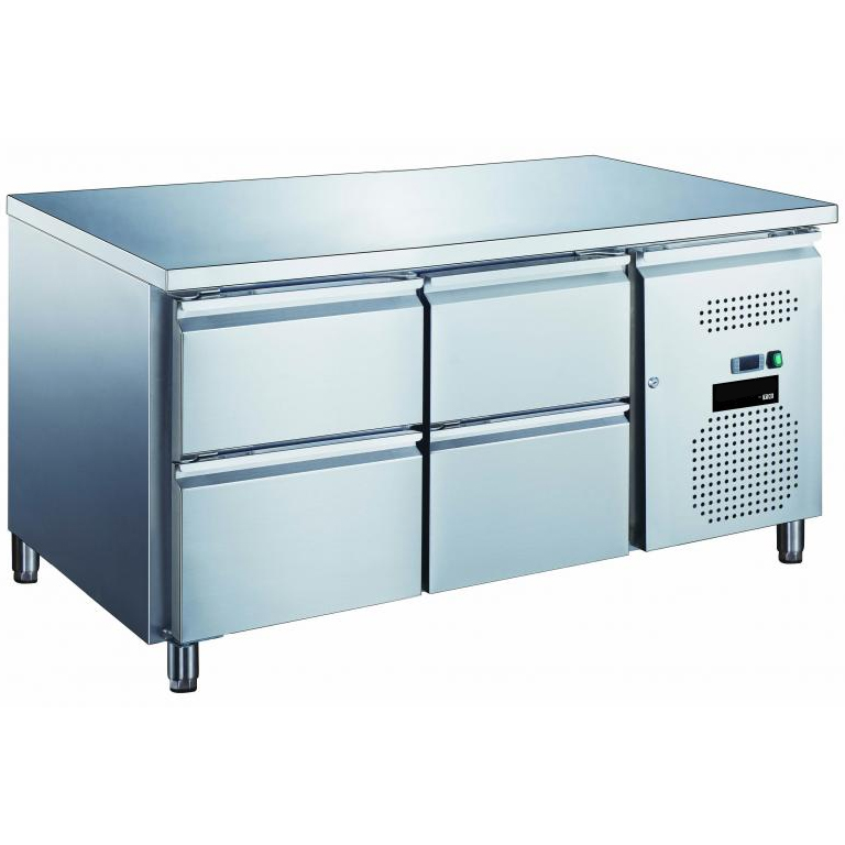 Kommertslik külmlaud 4 sahtlit Sügavus 700mm | Adexa THP2140TN Kommertslik külmlaud 4 sahtlit Sügavus 700mm | Adexa THP2140TN - Image 1