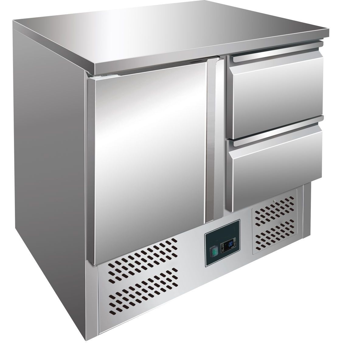 Külmletiga ettevalmistuslaud 1 uksega 2 sahtliga | Adexa THS9012D Külmletiga ettevalmistuslaud 1 uksega 2 sahtliga | Adexa THS9012D - Image 1