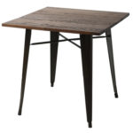 Bistroo laud Tume puitplaat 800x800mm Siseruumides | Adexa WW265BD