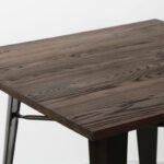 Bistroo laud Tume puitplaat 800x800mm Siseruumides | Adexa WW265BD - Image 4