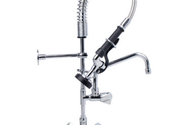 Eelloputusdush segistiga Laua peale paigaldatav Pööratav käepide Üks auk Topeltühendus Kõrgus 650mm Auk 30mm Roostevaba teras | Adexa 6802A08