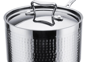 Kolmekihiline vasardatud kastmepott ⌀260x150mm 7,9 liitrit Hõbedane | Adexa C0310029S