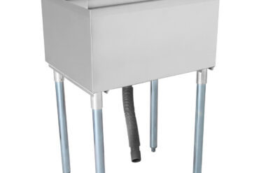 Kaubanduslik jääkast kahe plastikkandiku ja kaanega roostevaba teras 30 liitrit | Adexa CIBT1924