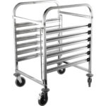 Panni Käru 6xGN2/1 alused Roostevaba teras 590x670x970mm Kihtide vahe 80mm | Adexa RT2106