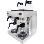 Kaubanduslik kahefiltriline kohvimasin käsitsi täitmisega 4 klaaskannu 4 kuumutusplaati | Adexa DRB386