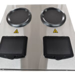 Kaubanduslik kahefiltriline kohvimasin käsitsi täitmisega 4 klaaskannu 4 kuumutusplaati | Adexa DRB386 - Image 2