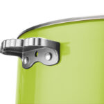 Serveerimis- ja soojenduspott klaaskaanega ja keraamilise sisuga Kolmekihiline haamerdatud pind ⌀320x120mm Roheline | Adexa E0912010M - Image 3