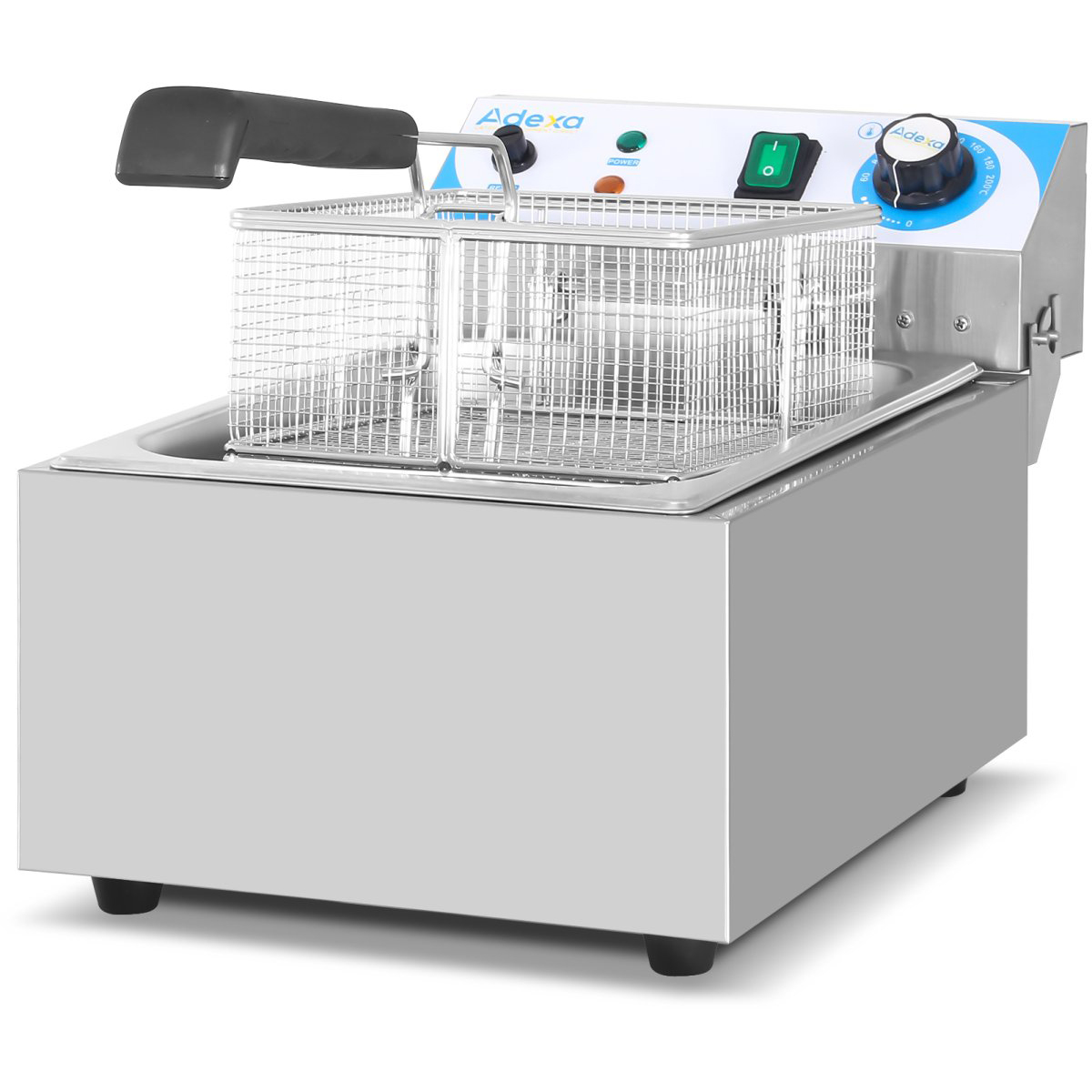 Kaubanduslik süvafritüür 8 liitrit 2 Kaubanduslik süvafritüür 8 liitrit 2,5kW lauapealne | Adexa WH101A - Image 1