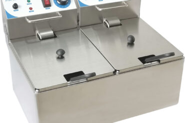 Kommertsiaalne kahekordne friteerija 10 + 10 liitrit 3kW lauapealne | Adexa WH122A