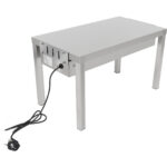 Kaubanduslik köögigalerii 1 tasand roostevaba teras 1800x335x350mm | Adexa WHESP1803435 - Image 2