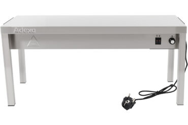 Väljastustasapind 1 tasand roostevaba teras 1500x335x350mm | Adexa WHESP1503435