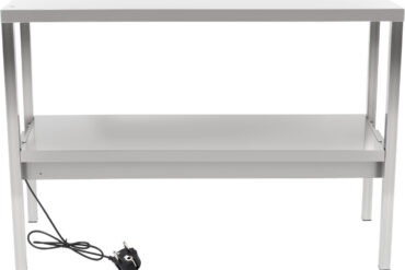 Väljastustasapind, 2 taset, roostevaba teras, 1800x335x700mm | Adexa WHESP1803470