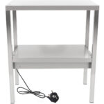 Väljastustasapind 2 tasandit roostevaba teras 600x335x700mm | Adexa WHESP603470