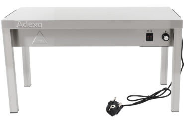 Väljastustasapind 1 tasand, roostevaba teras, 900x335x350mm | Adexa WHESP903435