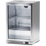 Baarikülmik 1 hingedega uks 128 liitrit Roostevaba teras | Adexa SSBC01P