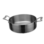 Haamriga hautamispott kaanega Kolmekihiline ⌀280x100mm 5,5 liitrit Hõbedane | Adexa C0311011S - Image 2