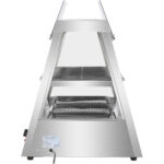 Soojendusega Vitriin 2 tasandit Avaneb tagant ja eest 700x655x740mm Letipealne | Adexa HW2X2 - Image 3