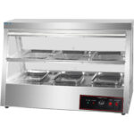 Soojendusega Vitriin 2 tasandit Avaneb tagant ja eest 1100x655x740mm Letipealne | Adexa HW2X3 - Image 5