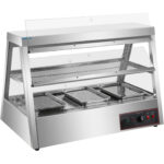 Soojendusega Vitriin 2 tasandit Avaneb tagant ja eest 1100x655x740mm Letipealne | Adexa HW2X3