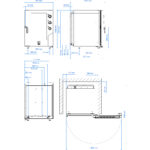 Professionaalne Kombiahi Elektriline 10 x GN1/1 & 600x400m Elektromehaanilised Juhtimisseadmed Otsene Aur | Tecnoeka MKF1016S - Image 3