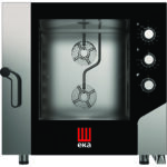 Professionaalne kombiahi Elektriline 6 x GN1/1 ja 600x400mm Elektromehaanilised juhtimisseadmed Otsene aur | Tecnoeka MKF616S