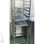 Käru Roostevaba teras Pagaritöökojale 600x400mm 15 taset 470x620x1700mm | Adexa RT6415 - Image 4