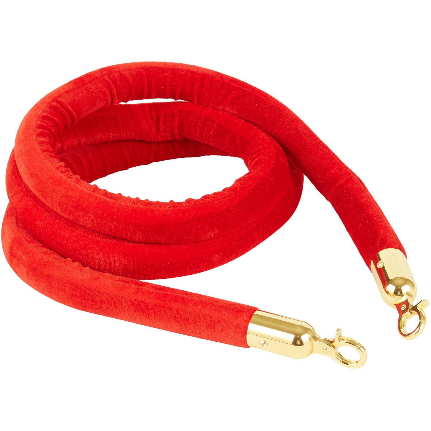 Punane sametköis kuldsete otstega 1 Punane sametköis kuldsete otstega 1,5 m | Adexa VR01RG - Image 1