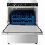 Kaubanduslik nõudepesumasin 500 taldrikut/tunnis 500mm korv Drenaažipump Pesuvahendipump Loputusvahendipump 230V/1 faas | Adexa WZ50DRDP - Image 2