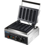 Kommertslik maisikoera vahvlimasin 1,55 kW 5 vahvlit Lauapealne | Adexa HX117