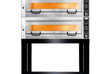 Premium Pitsaahi 2 kambriga Mahutavus 12 x 35cm pitsat Elektriline Roostevabast terasest esipaneel | Adexa PEF105702SE